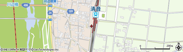 清音駅前ハイツ周辺の地図