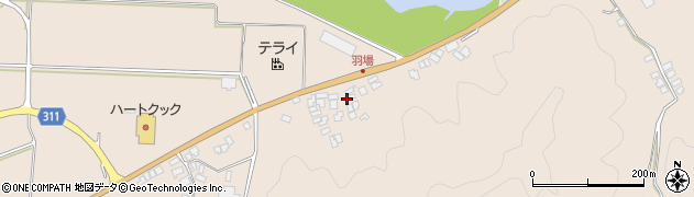島根県益田市安富町1311周辺の地図