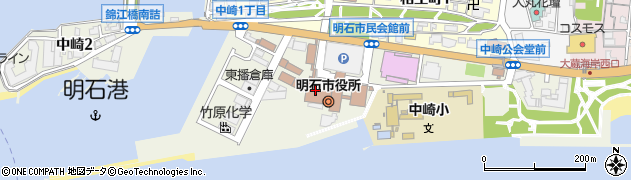 明石市役所総務局　総務管理室総務課周辺の地図