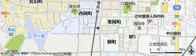 奈良県大和郡山市西岡町97周辺の地図