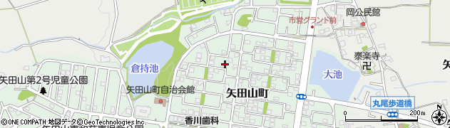 奈良県大和郡山市矢田山町17周辺の地図