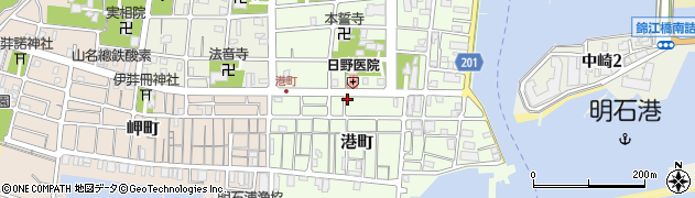 港町カフェ周辺の地図