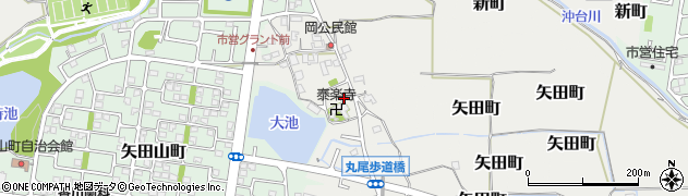 奈良県大和郡山市矢田町5489周辺の地図