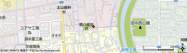 岡山県岡山市北区久米95周辺の地図