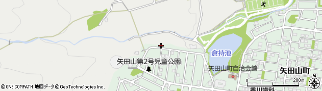 奈良県大和郡山市矢田山町91-1周辺の地図
