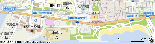 中崎公会堂前周辺の地図