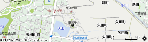 奈良県大和郡山市矢田町5486-1周辺の地図