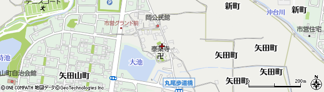 奈良県大和郡山市矢田町5487周辺の地図