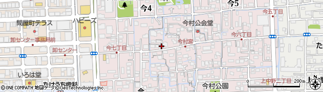 岡山県岡山市北区今4丁目4-35周辺の地図