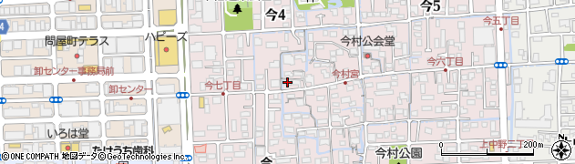 岡山県岡山市北区今4丁目4-37周辺の地図