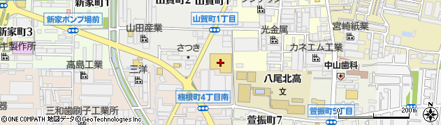大阪トヨペット八尾店周辺の地図