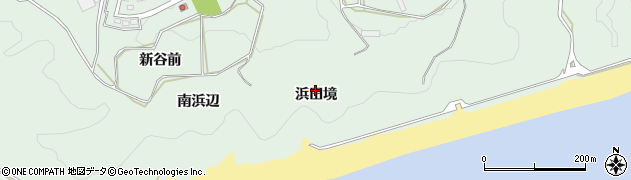 愛知県田原市六連町（浜田境）周辺の地図