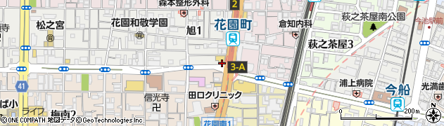 大阪眼鏡院周辺の地図