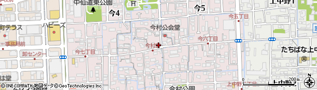 岡山県岡山市北区今4丁目4-22周辺の地図