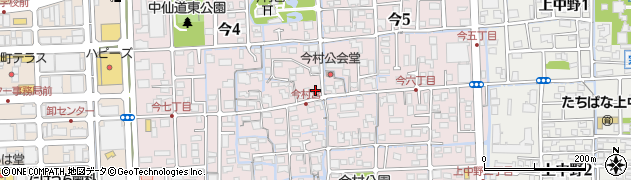 岡山県岡山市北区今4丁目4-21周辺の地図