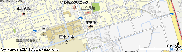 倉敷市庄支所周辺の地図