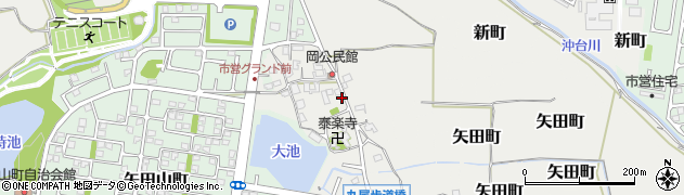 奈良県大和郡山市矢田町5485周辺の地図