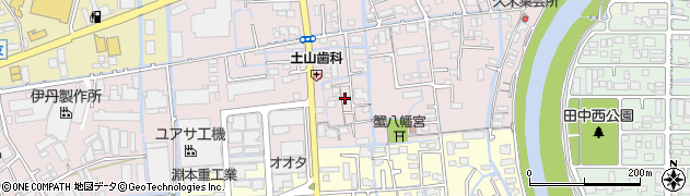 岡山県岡山市北区久米67周辺の地図