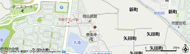 奈良県大和郡山市矢田町5152周辺の地図