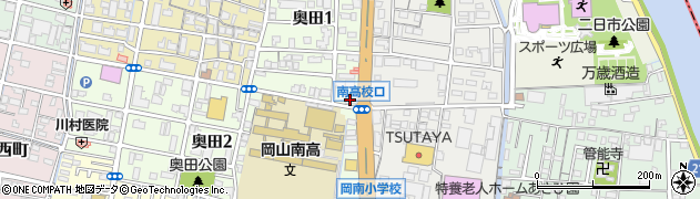 まねきねこ 岡山奥田店周辺の地図