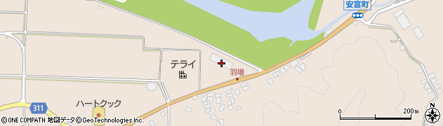 島根県益田市安富町832周辺の地図