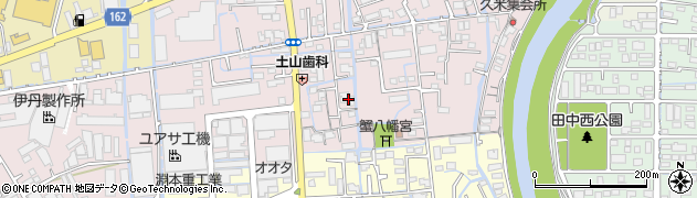 岡山県岡山市北区久米68周辺の地図