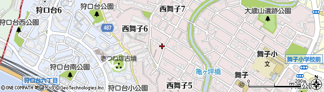 リパーク神戸西舞子５丁目駐車場周辺の地図