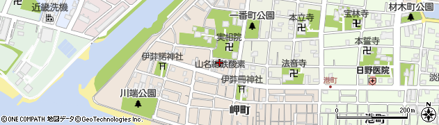 山名總鉄酸素株式会社周辺の地図