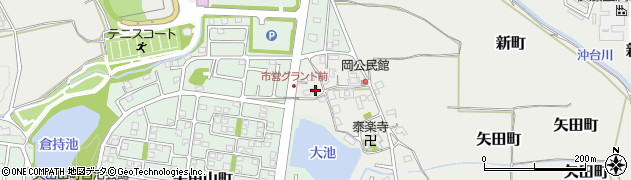 奈良県大和郡山市矢田町5439周辺の地図
