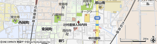 奈良県大和郡山市南大工町28周辺の地図