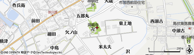 愛知県田原市伊川津町上地18周辺の地図