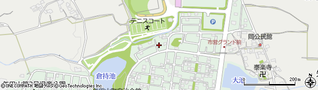奈良県大和郡山市矢田山町12-2周辺の地図