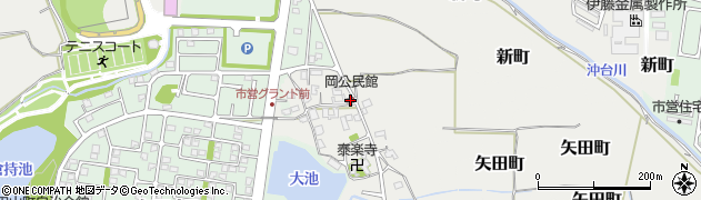 奈良県大和郡山市矢田町5450周辺の地図