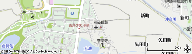 奈良県大和郡山市矢田町5449周辺の地図