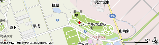 愛知県田原市芦町山崎周辺の地図