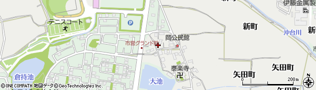 奈良県大和郡山市矢田町5440周辺の地図