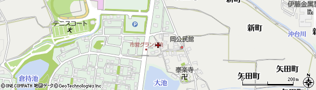 奈良県大和郡山市矢田町5438周辺の地図