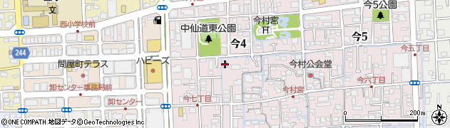岡山県岡山市北区今4丁目11-2周辺の地図