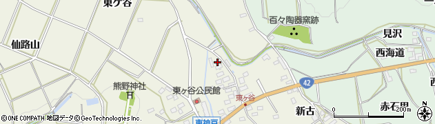 愛知県田原市東神戸町御農20周辺の地図