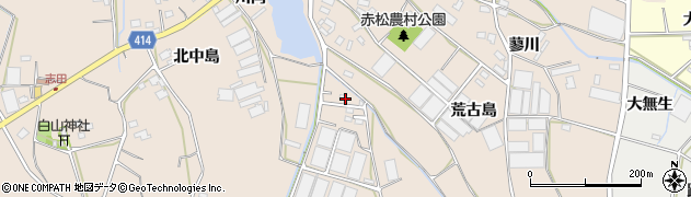 愛知県田原市西神戸町堀山田周辺の地図