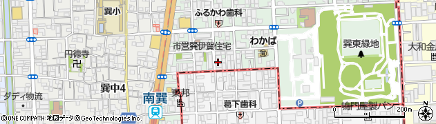 奈良塗装工業所周辺の地図