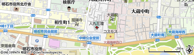 兵庫県明石市大蔵天神町周辺の地図