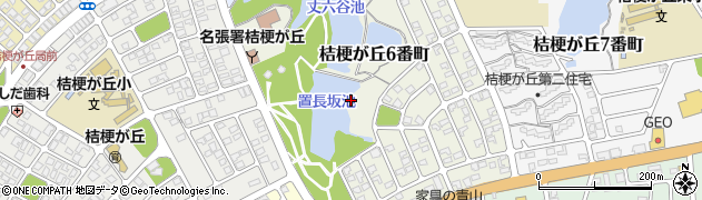 香奈江周辺の地図