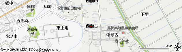 愛知県田原市馬伏町西瀬古300周辺の地図