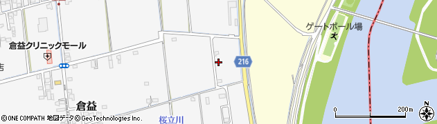 岡山県岡山市中区倉益465周辺の地図