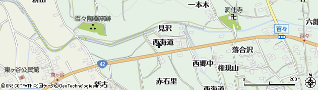 愛知県田原市六連町西海道88周辺の地図