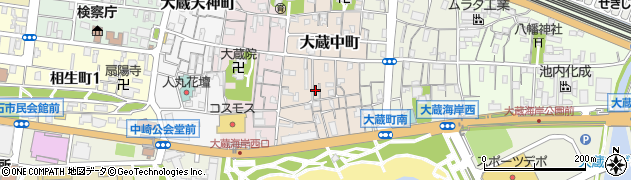 兵庫県明石市大蔵中町周辺の地図