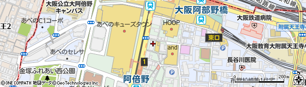 三井のリハウス阿倍野センター周辺の地図