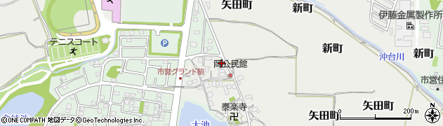 奈良県大和郡山市矢田町5451周辺の地図