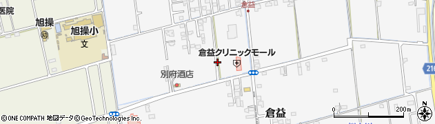 岡山県岡山市中区倉益168周辺の地図